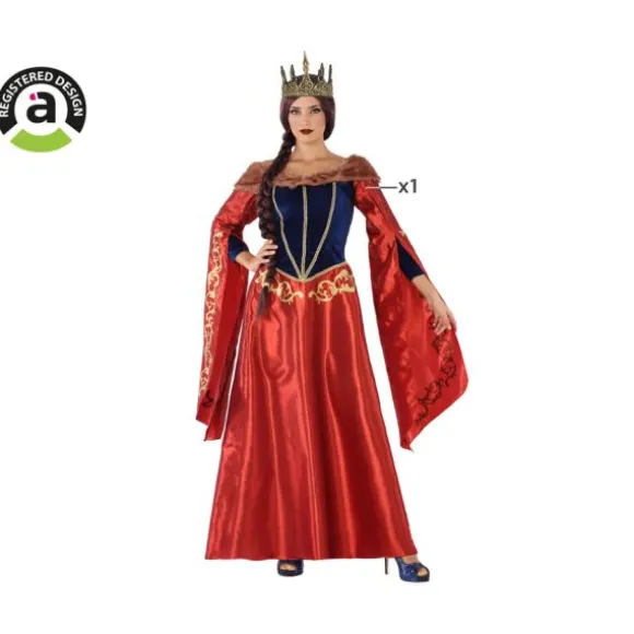 Déguisement de Reine Médiévale pour femme - Taille au choix