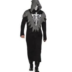 Déguisement de squelette de la mort pour homme - Taille au choix