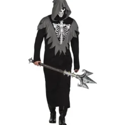 Déguisement de squelette de la mort pour homme - Taille au choix