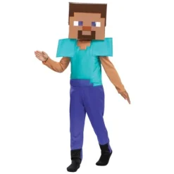 Déguisement de Steve pour enfant - Minecraft™ - Taille au choix