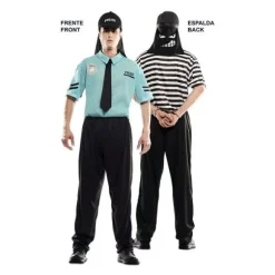 Déguisement Double de Policier / Voleur pour adulte - Taille au choix