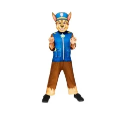 Déguisement et masque enfant - Pat'Patrouille™ Chase™ - Taille au choix
