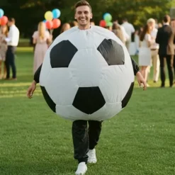 Déguisement gonflable de Ballon de Foot pour adulte - Taille unique