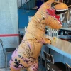 Déguisement gonflable de T-Rex XXL pour adulte - Taille unique