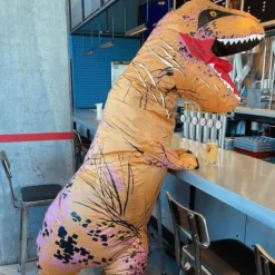 Déguisement gonflable de T-Rex XXL pour adulte - Taille unique