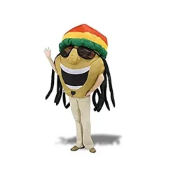 Déguisement Gonflable pour Adulte - Smiley Rasta