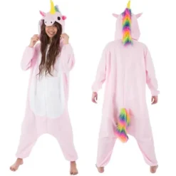Déguisement Kigurumi Licorne rose - Taille M