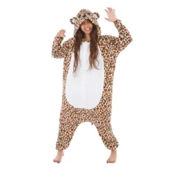 Déguisement Kigurumi Léopard en peluche - Taille M