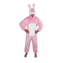 Déguisement Lapin Rose en Peluche Ado