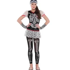 Déguisement Squelette Day Of The Dead Ado Fille - 14/16 ans