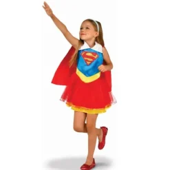 Déguisement Super Girl Robe en tutu pour enfant - Taille 4 / 6 ans