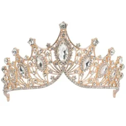 Diadème doré de Princesse en métal