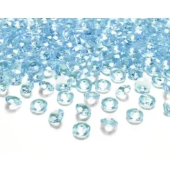 100 diamants décoratifs à parsemer - 12 mm - Couleur au choix