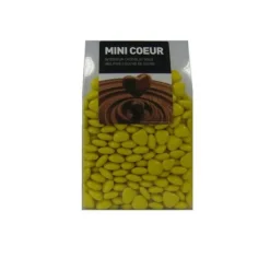 Dragées en forme de mini cœurs au chocolat - 500 g - Couleur au choix