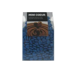 Dragées en forme de mini cœurs au chocolat - 500 g - Couleur au choix