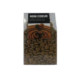 Dragées en forme de mini cœurs au chocolat - 500 g - Couleur au choix