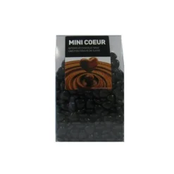 Dragées en forme de mini cœurs au chocolat - 500 g - Couleur au choix