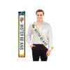 Echarpe Mister 60 ans Bleue