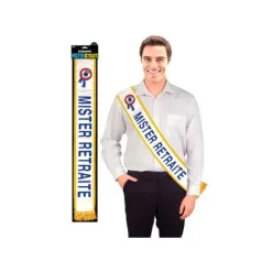 Echarpe Mister Retraite Bleue