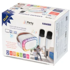 Enceinte Bluetooth pour karaoké portable avec 2 micros sans fil pour enfant - KARAKID20