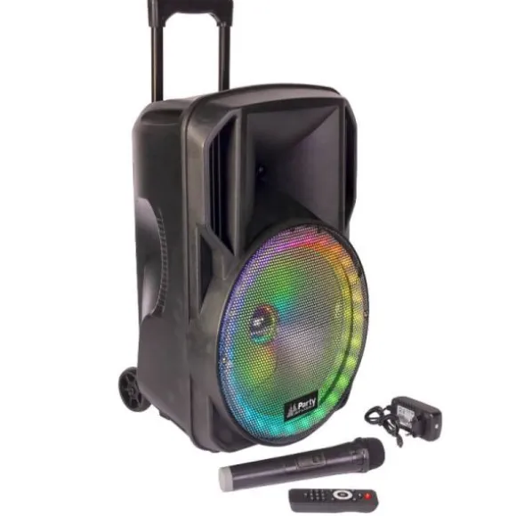 Enceinte portable avec micro et télécommande