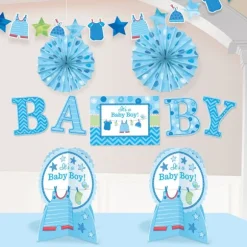 Ensemble de Décoration "It's a Baby Boy" - 10 pièces