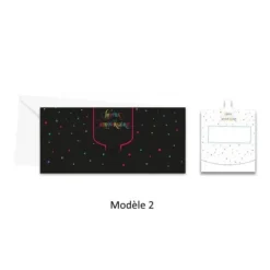 Enveloppe cadeau pour anniversaire - Modèle au choix