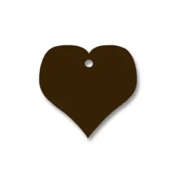 Etiquettes "coeur" x12 - Coloris au choix