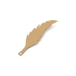 10 Etiquettes Plumes Boho - Kraft