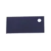 12 Etiquettes Rectangulaires Mates - Bleu Marine