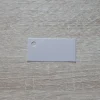 12 Etiquettes Rectangulaires Nacrées - Argent