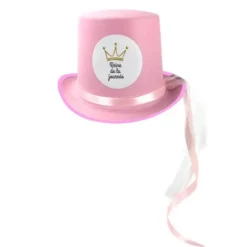 EVJF - Chapeau " Reine de la journée " - Rose