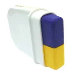 Fanbrush™ Bicolore Jaune et Bleu