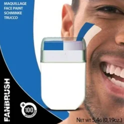 Fanbrush™  Bleu Foncé et Blanc