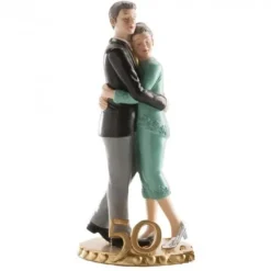 Figurine Couple Noces d'or 50 ans