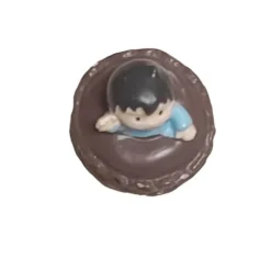 Figurine de macaron au chocolat - Oscar