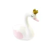 Figurine en Résine - Baby Shower - Cygne Rose