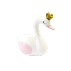 Figurine en Résine - Baby Shower - Cygne Rose
