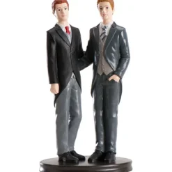 Figurine Gâteau Mariage Couple Mariés