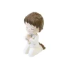 Figurine pour communion - 5,2 x 3,5 x 3,5 cm - Communiant agenouillé avec chapelet - Modèle au choix
