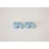 6 figurines pour baby shower - 2 x 2,7 x 0,9 cm - Paire de chaussures de bébé - Couleur au choix