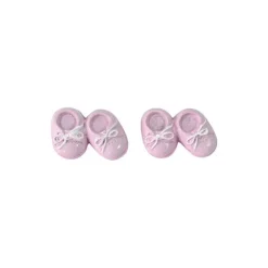 6 figurines pour baby shower - 2 x 2,7 x 0,9 cm - Paire de chaussures de bébé - Couleur au choix