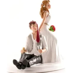 Figurines pour gâteau de mariage - Marié ivre
