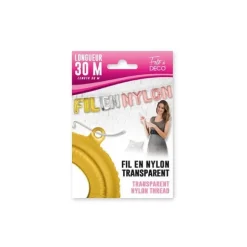Fil Nylon transparent - 30 m