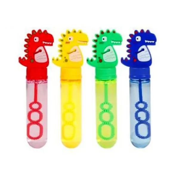 Flacon Bulles de Savon Dinosaure - 14 cm - 35 ml - Couleur Aléatoire