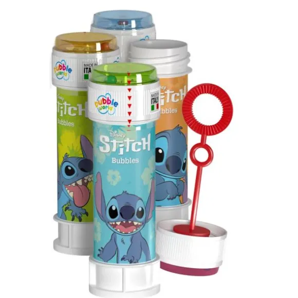 Flacon de bulles de savon avec jeu de patience - 60 ml - Stitch™ - Modèle Aléatoire