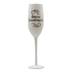 Flûte à Champagne - Joyeux Anniversaire - Rose Gold