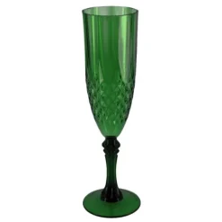 Flûte à champagne réutilisable en plastique - 220 ml - Couleur au choix
