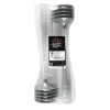10 Flûtes à Champagne en Plastique - Gris