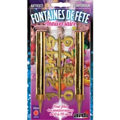 Fontaine de fête pour anniversaire - 50 secondes